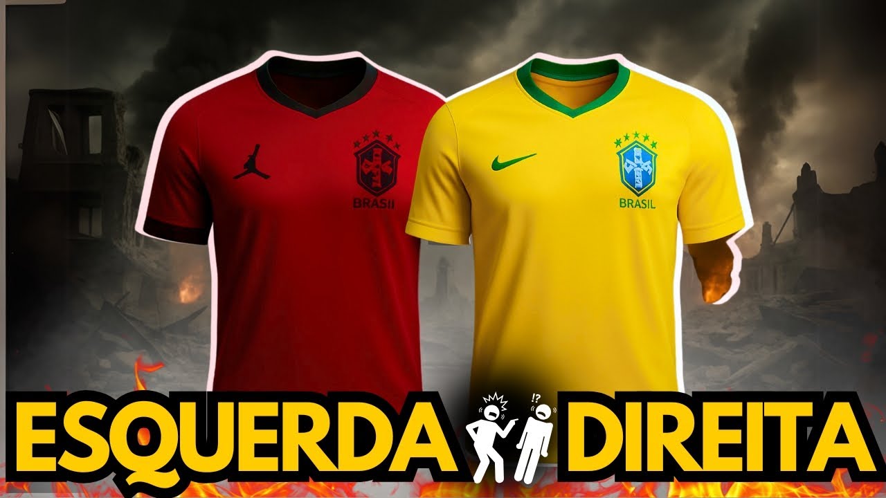 Sensatez na CBF: Samir Xaud suspende produção da polêmica camisa vermelha da Seleção Brasileira