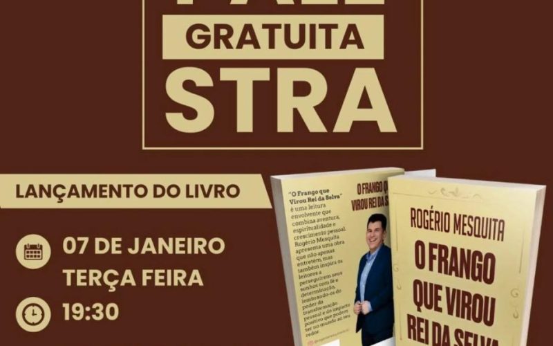 Rogério Mesquita, escritor catalano, lança seu quarto livro com evento especial no DECK64 EVENTOS