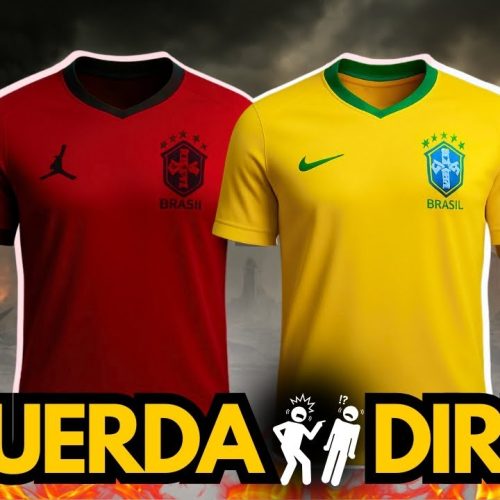 Sensatez na CBF: Samir Xaud suspende produção da polêmica camisa vermelha da Seleção Brasileira